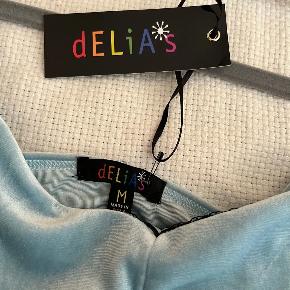 Delia's minidress velvet size M - Picture 3 of 3